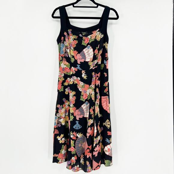 Anthropologie Dresses & Skirts - Anthropologie Sleeveless Floral Print Midi Dress
